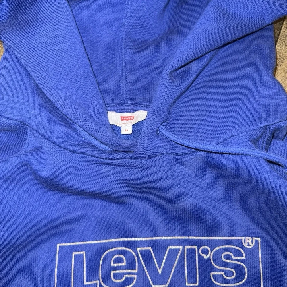 Levi's Relaxed Fit Graphic Hoodie Sweatshirt Blue Size‎ 2X